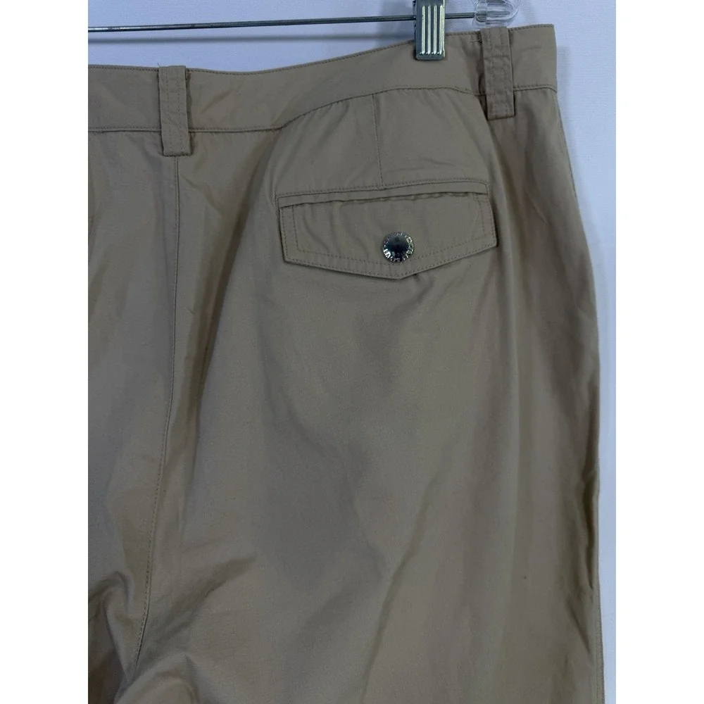 Lauren Ralph Lauren Utility Cargo Capri Pants Womens Size‎ 16 NWOT Tan